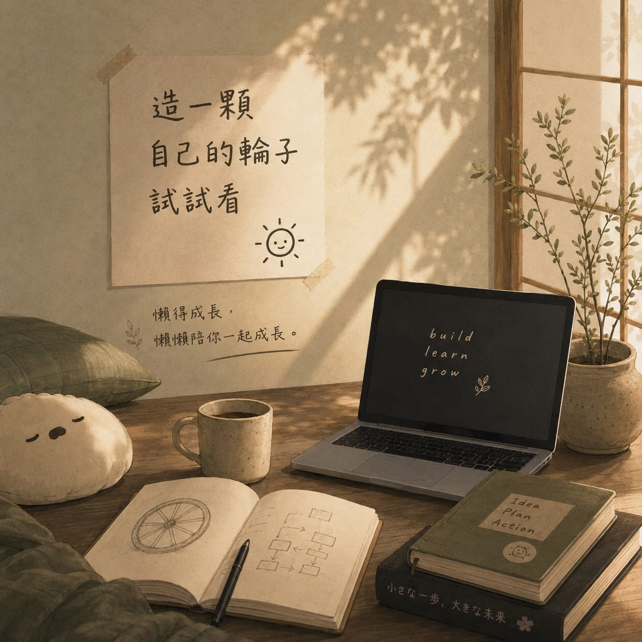 造一顆自己的輪子,目的在學習 · IG 原始圖片